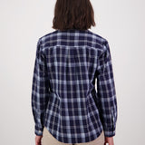 Swanndri Mens Barn Shirt - Cerulean Blue