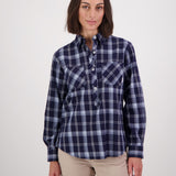 Swanndri Mens Barn Shirt - Cerulean Blue