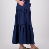 Swanndri Womens Scarborough Gathered Skirt - Tidal Teal