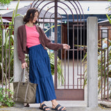 Swanndri Womens Scarborough Gathered Skirt - Tidal Teal