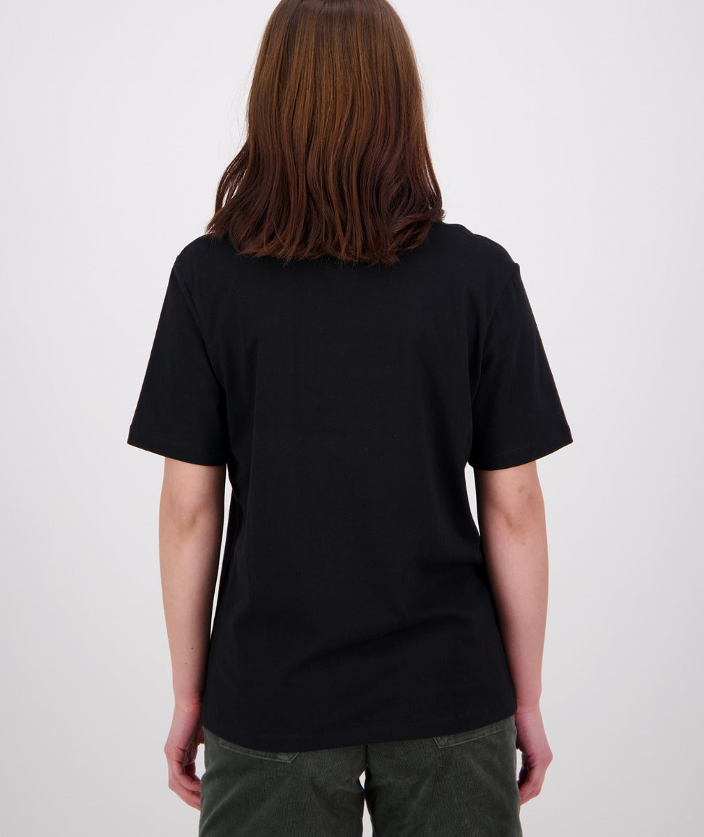 Swanndri Womens Script Printed Tee - Black/White