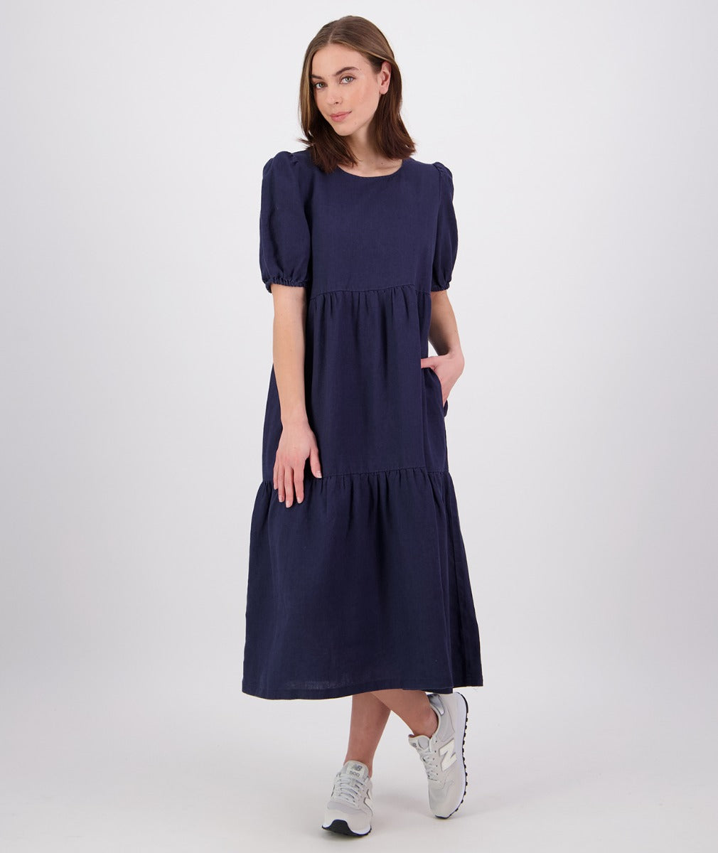 Swanndri Womens Shelly Maxi Dress - Navy