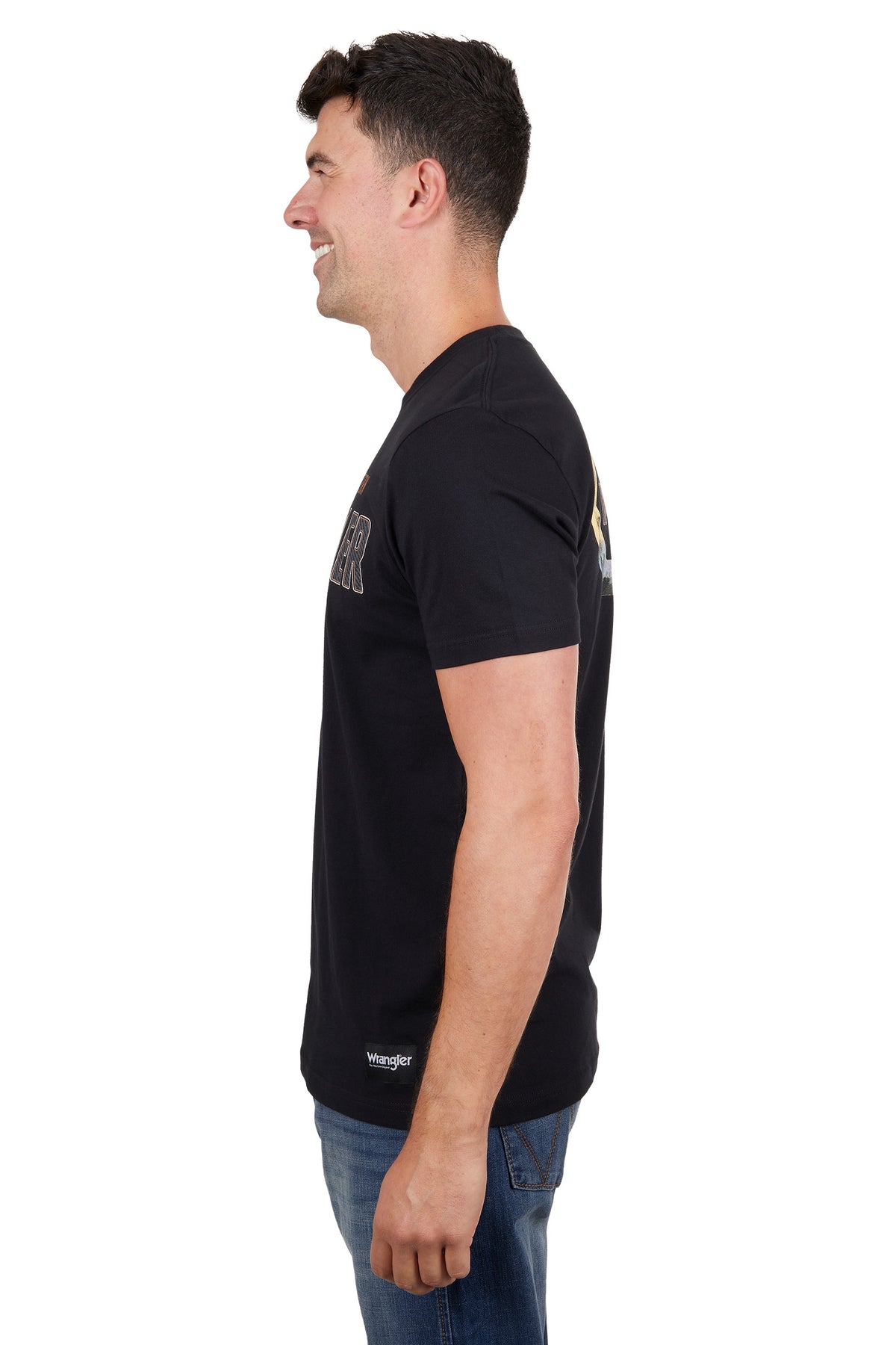 Wrangler Mens Aaron Tee - Black