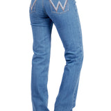 Wrangler Womens Austin Jean Q-baby - Faded Blue