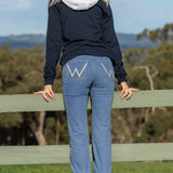 Wrangler Womens Austin Jean Q-baby - Faded Blue