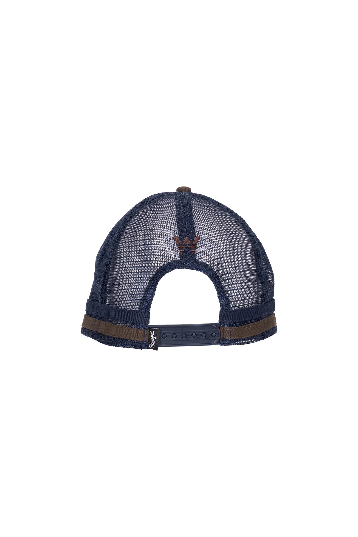 Wrangler Authentic High Profile Trucker Cap - Dark Tan/Navy