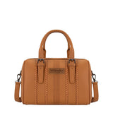 Wrangler Boston Stitch Barrel Bag - Tan