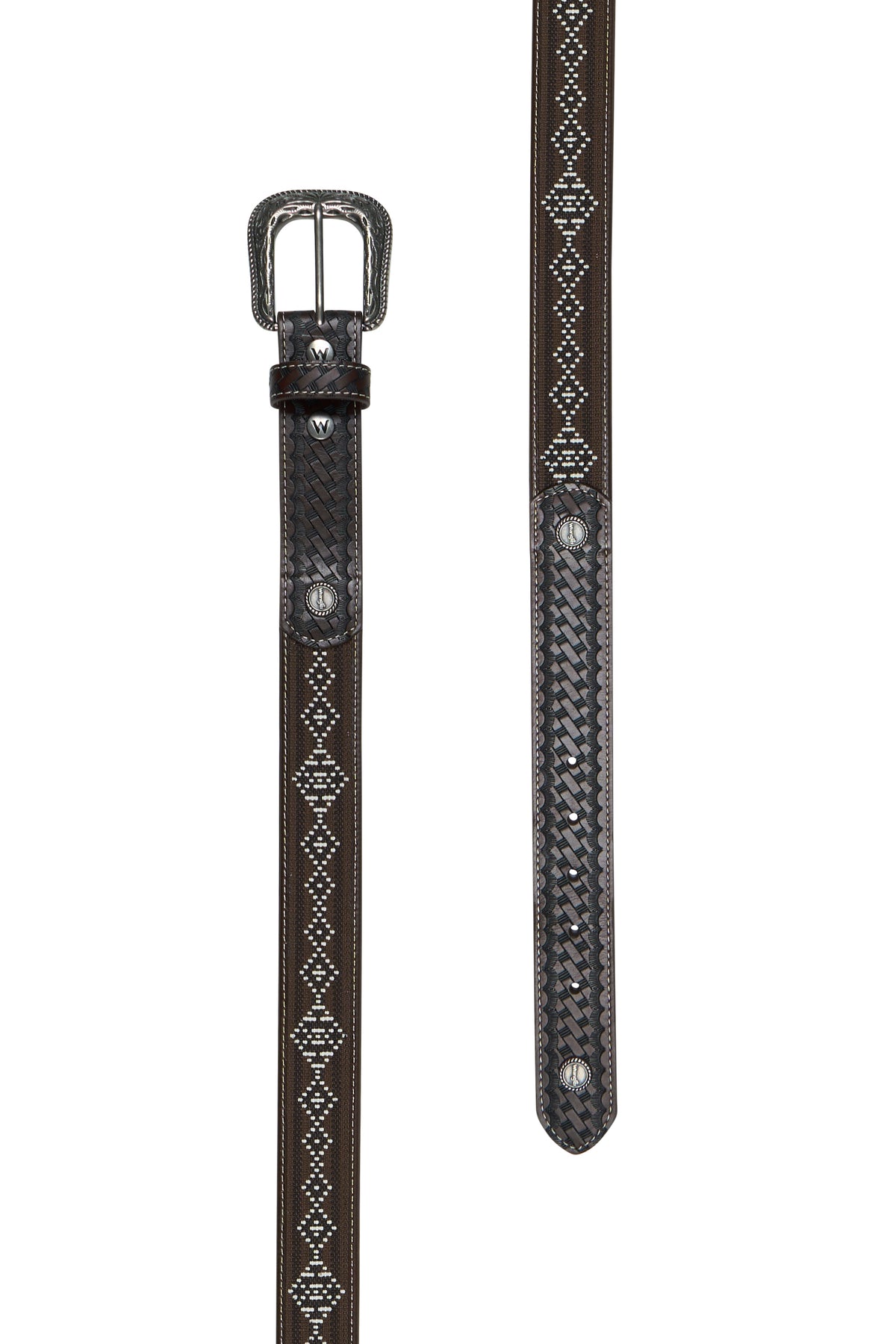 Wrangler Brayson Belt - Dark Tan