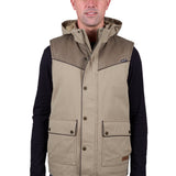 Wrangler Mens Cain Vest - Stone