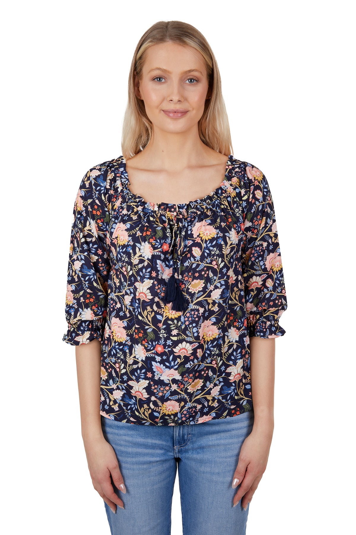 Wrangler Womens Cassidy Blouse - Multi