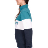 Wrangler Womens Dana 1/4 Zip Pullover - Navy/Team