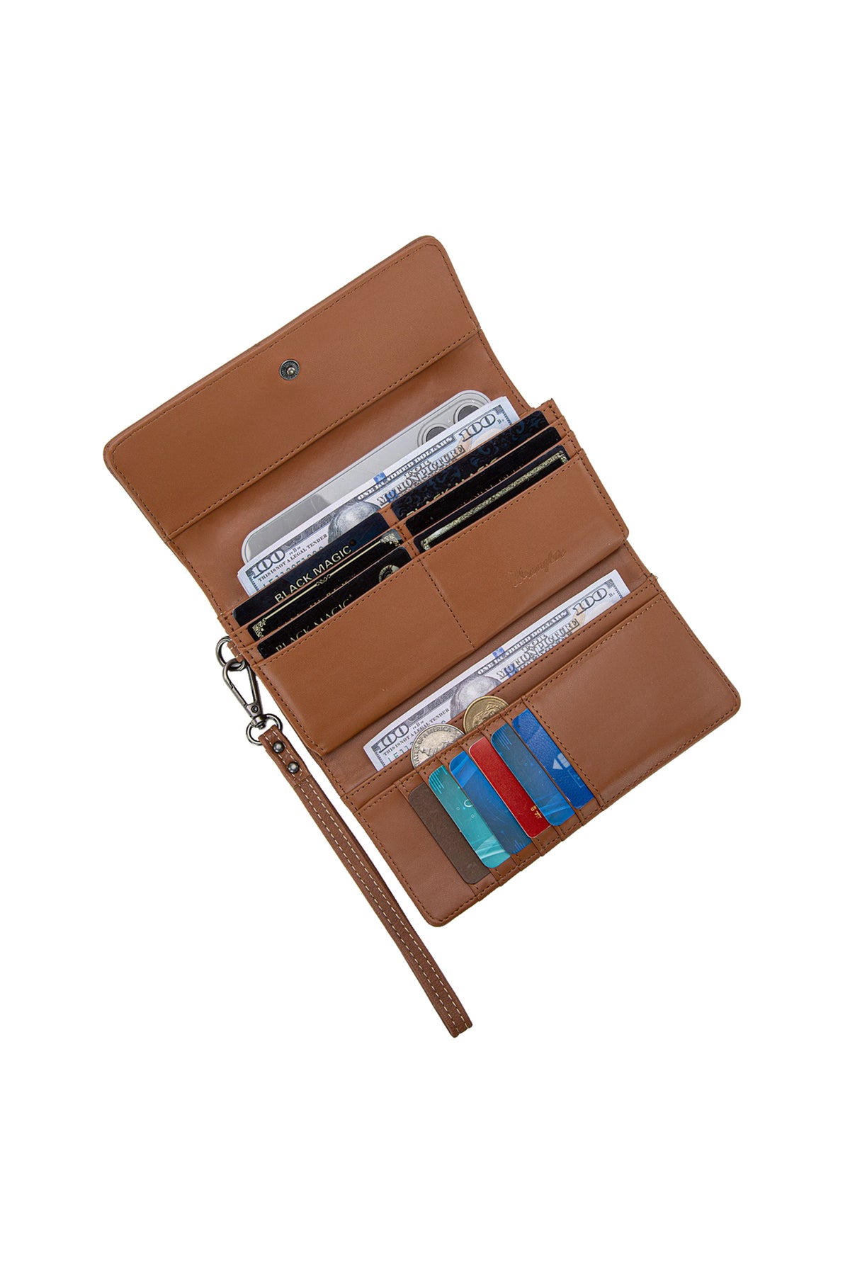 Wrangler Denim Patchwork Wallet - Denim