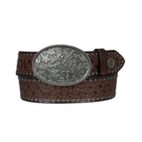 Wrangler Drew Belt - Dark Tan
