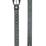 Wrangler Emmaline Belt - Chocolate/Turquoise