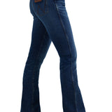 Wrangler Womens Hi Rise Boot Cut Jean - Isla