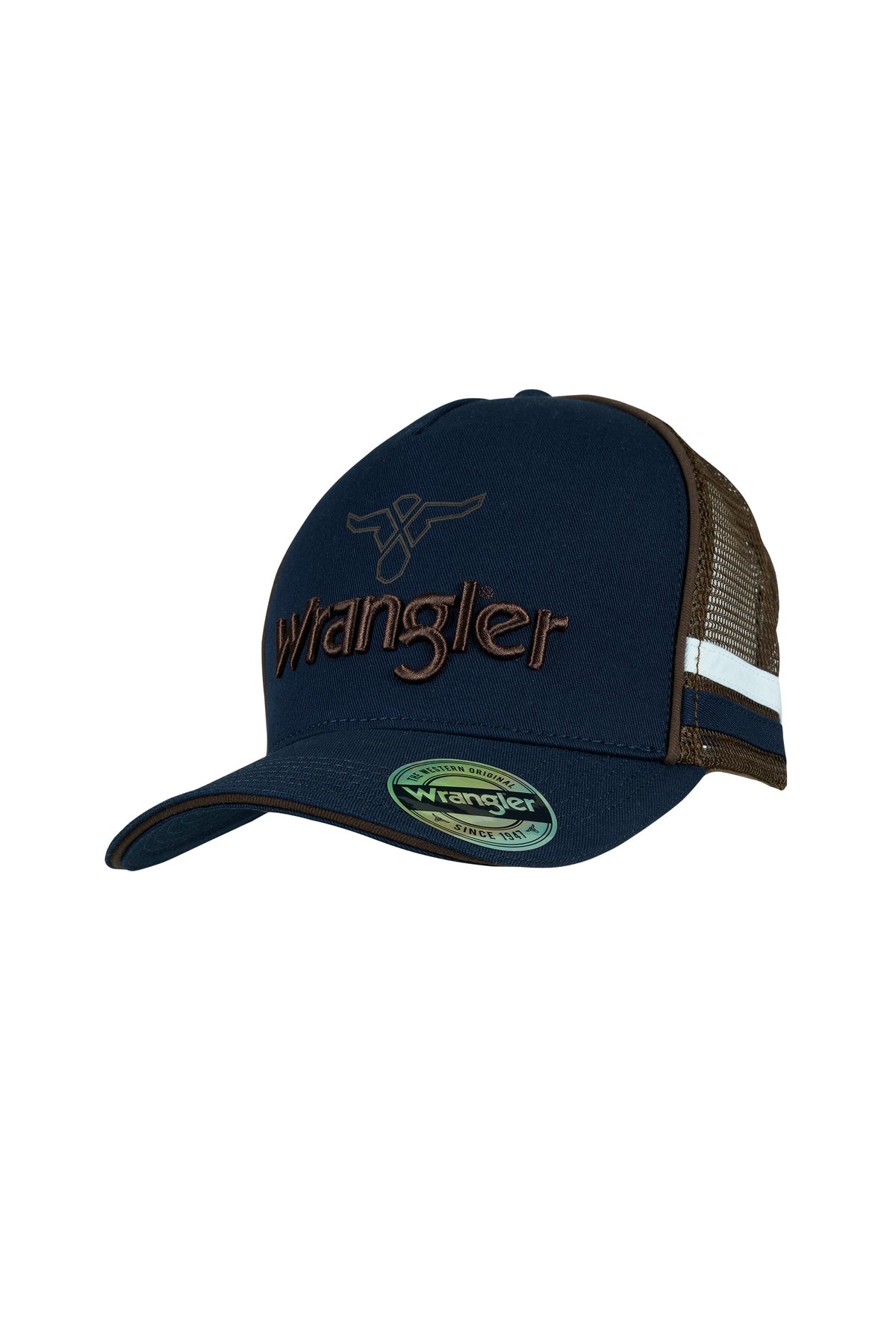 Wrangler Joel High Profile Trucker Cap - Navy