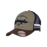 Wranlger Joel High Profile Trucker Cap - Tan/Dark Tan