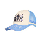 Wrangler Josie High Profile Cap - Cream/Light Blue