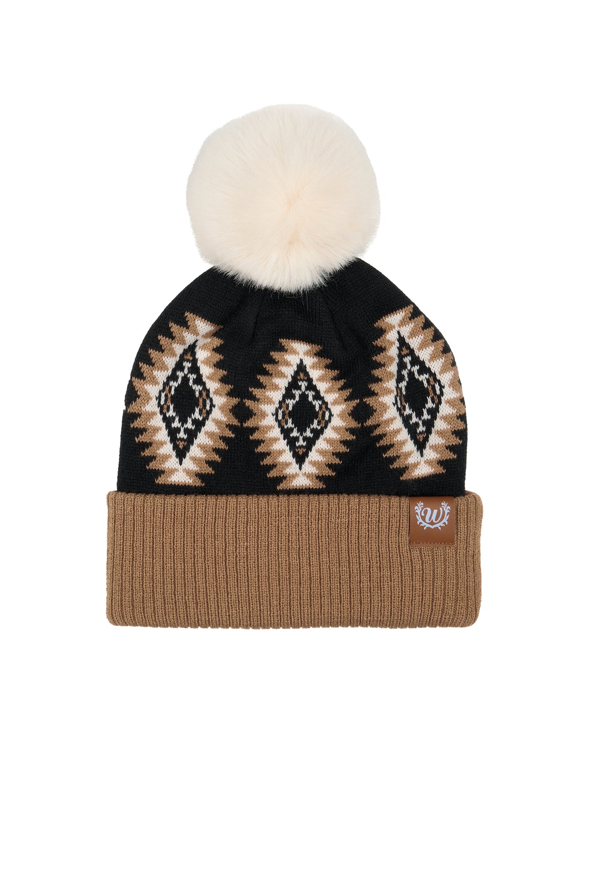 Wrangler Kate Beanie - Black/Chocolate