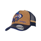 Wrangler Kids Conner Trucker Cap - Tan/Navy