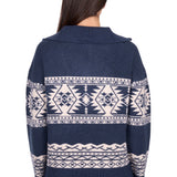Wranlger Womens Lacey 1/4 Pullover - Navy