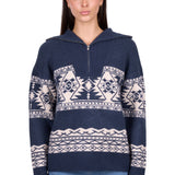 Wranlger Womens Lacey 1/4 Pullover - Navy