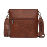 Wrangler Lana Aztec Print Crossbody Bag - Tan