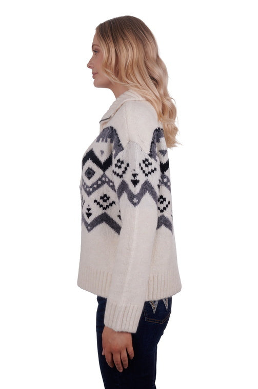 Wrangler Womens Lexie Knitted Pullover - Cream