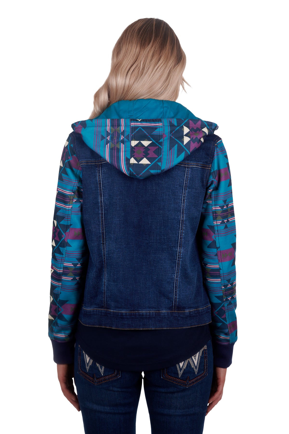 Wrangler Womens Manuela Jacket - Denim/Multi