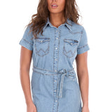 Wrangler Womens Marla Dress - Sky
