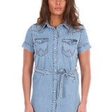 Wrangler Womens Marla Dress - Sky
