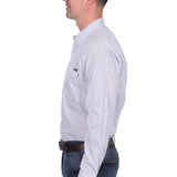 Wrangler Mens Brent Shirt - White/Navy