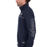Wrangler Mens Dale 1/4 Zip Pullover - Navy