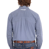 Wrangler Mens Gary Shirt - Navy/White