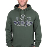 Wrangler Mens Glen Hoodie - Cypress
