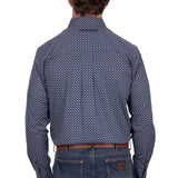 Wrangler Mens Jacob Shirt - Navy/Tan