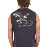 Wrangler Mens Paul Muscle Tank - Charcoal