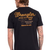 Wrangler Mens Robert Tee - Black