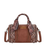 Wrangler Paisley Barrel Bag - Tan
