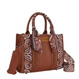 Wrangler Paisley Crossbody Bag - Tan