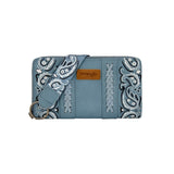 Wrangler Paisley Wallet - Blue
