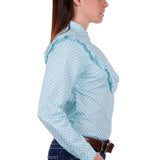 Wrangler Womens Paola Shirt - Aqua