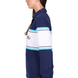 Wrangler Womens Piper Rugby - Navy/Light Blue