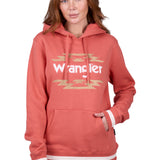 Wrangler Womens Sarah Hoodie - Coral