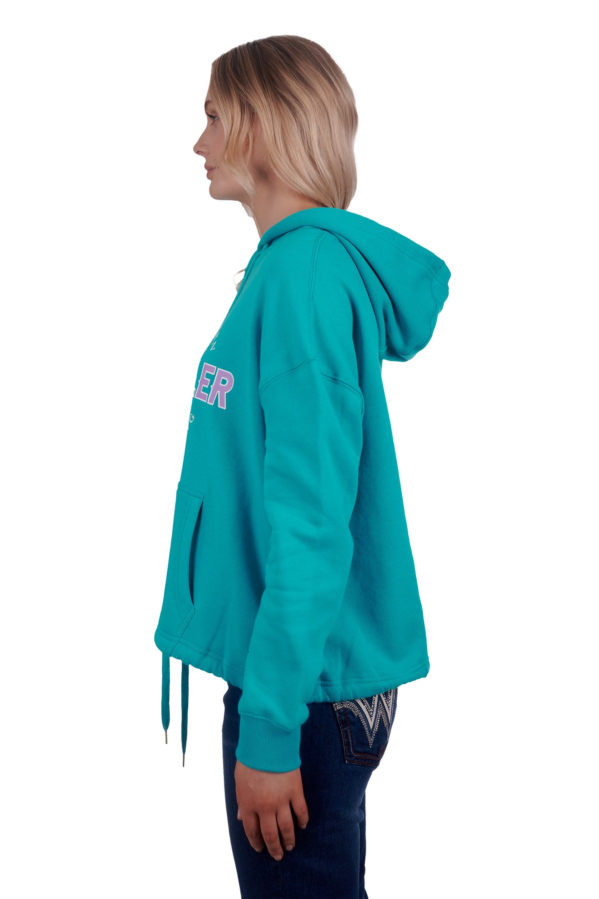 Wrangler Womens Shanna Pullover Hoodie - Green