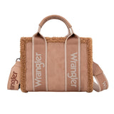 Wrangler Sherpa Logo Small Crossbody Bag - Camel