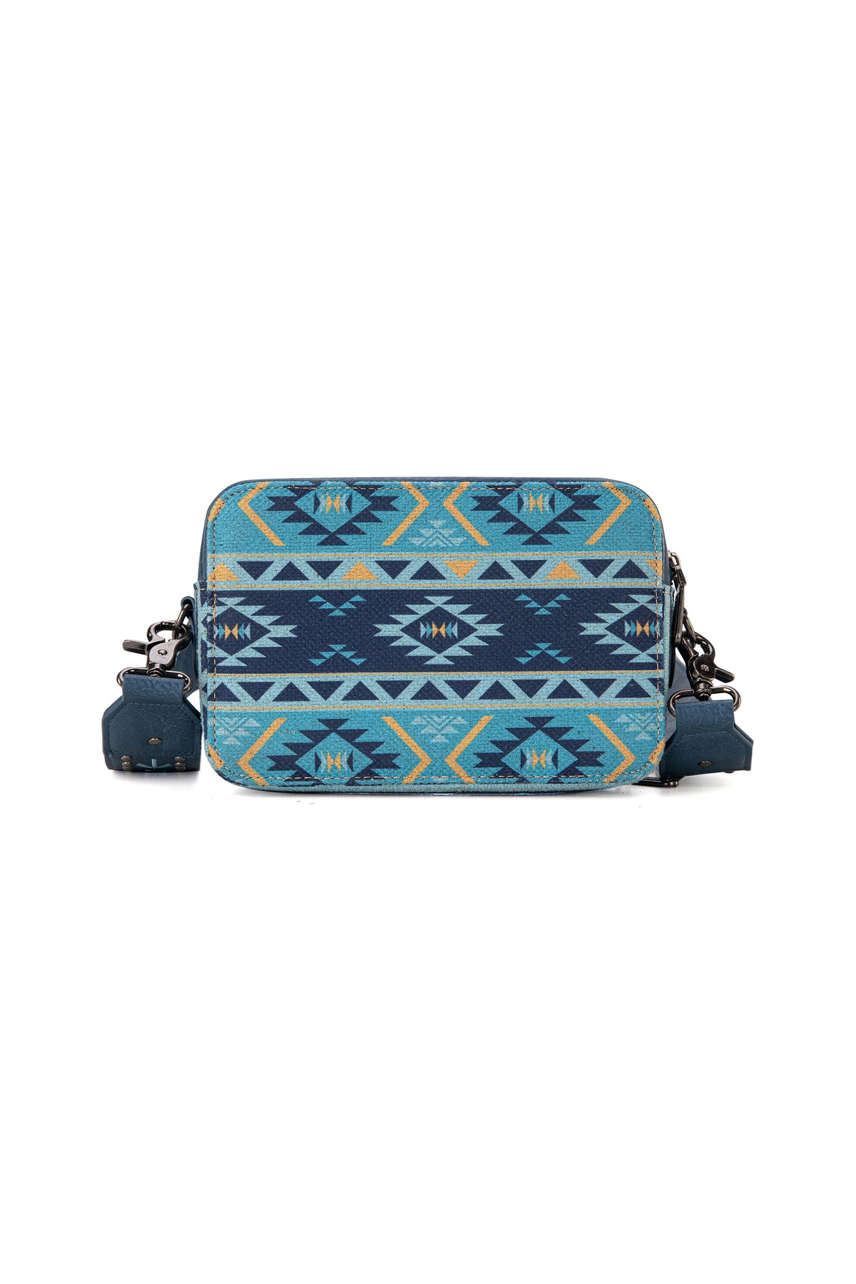 Wrangler Southwestern Crossbody Wallet Bag - Navy