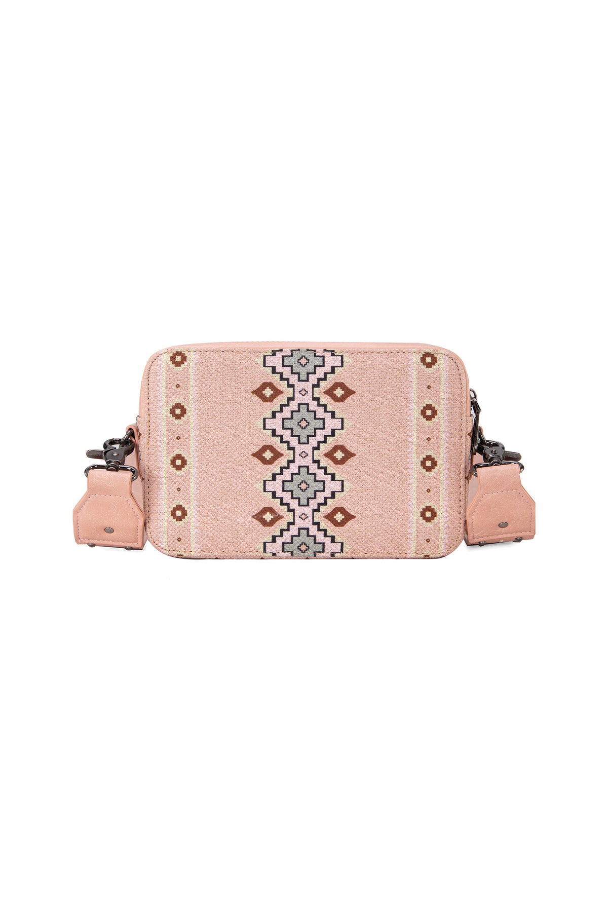 Wrangler Southwestern Crossbody Wallet Bag - Pink