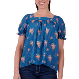 Wrangler Womens Suzette Blouse - Sea Green