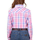 Wrangler Womens Astrid Check Shirt - Pink